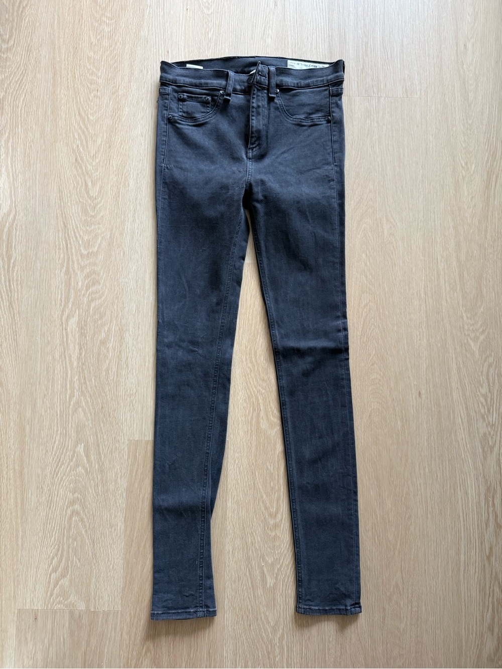 rag & bone Women's Dark Gray Skinny Jeans